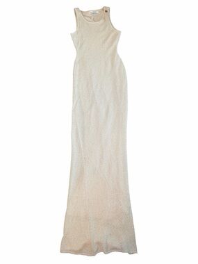strapless open back dress Asta Resort Klara Dress in Rosa Red – WMIYHire main image 0